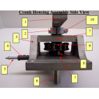 Patty-O-Matic 330A Crank Housing Assembly Side View